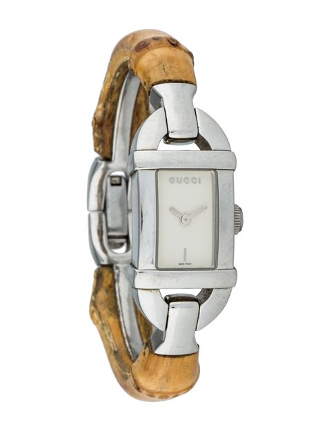 gucci bamboo ladies watch|gucci bangle watches for women.